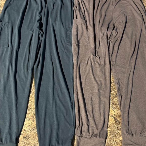 frank. By Frank & Oak Women's Blue and Brown Jogger Lounge Pants - Picture 7 of 14